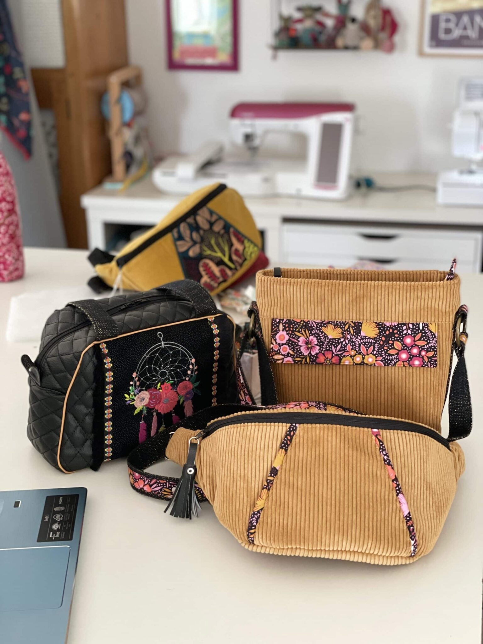 Atelier couture et maroquinerie, sacs de créateur